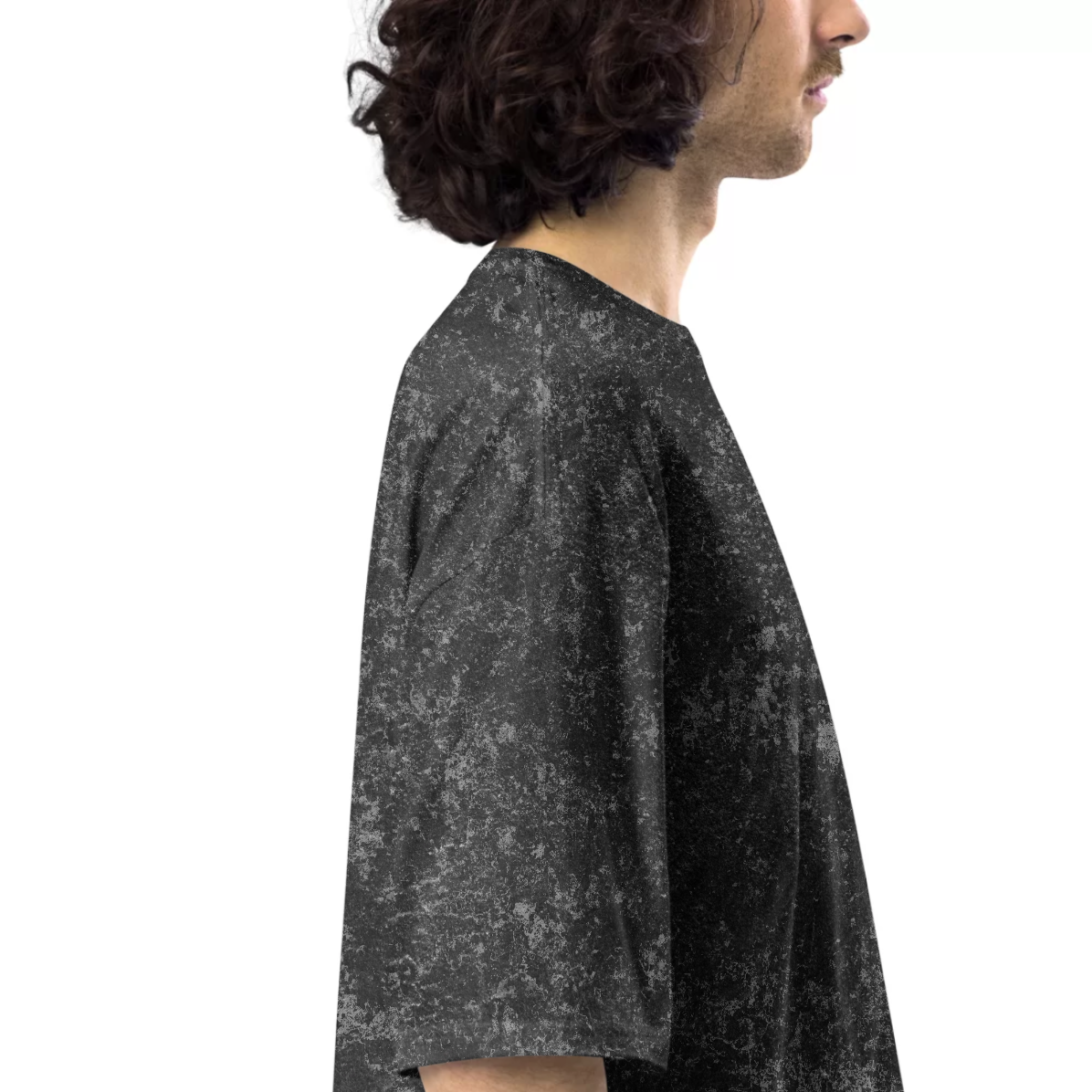 Akainu Printed Dropshoulder Oversized Acid Wash T-shirt