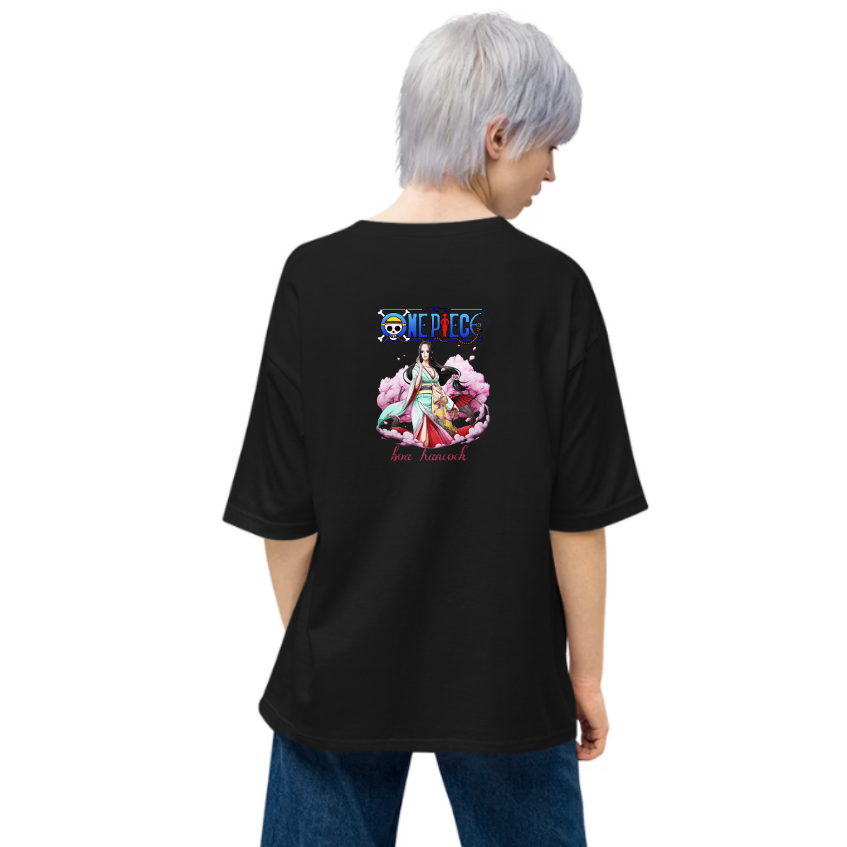 Boa Printed Dropshoulder Oversized T-shirt