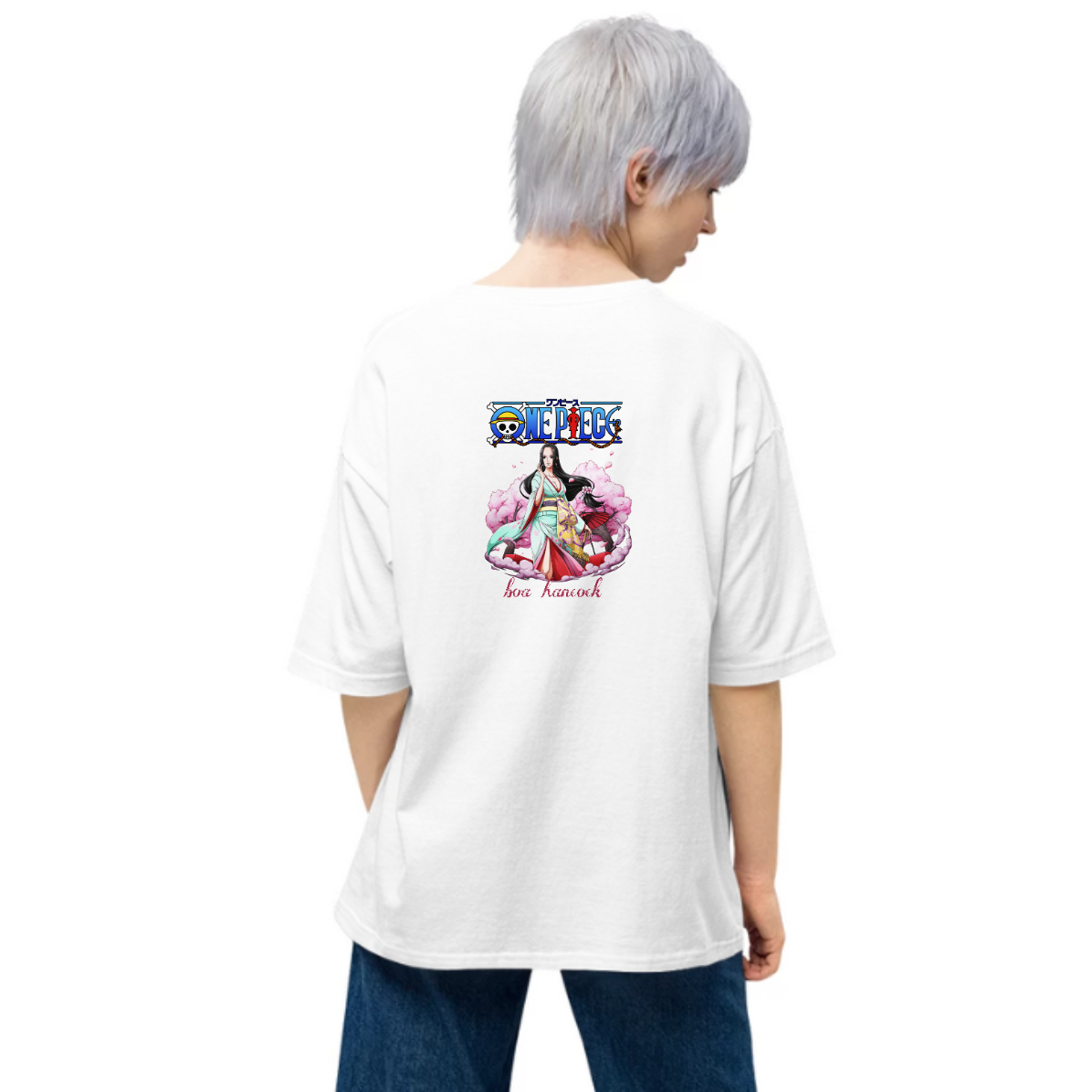 Boa Printed Dropshoulder Oversized T-shirt