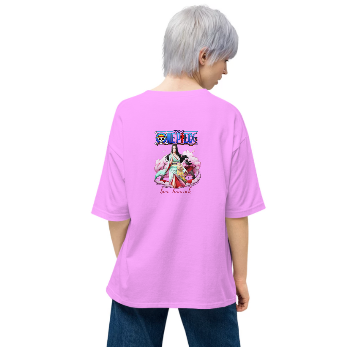 Boa Printed Dropshoulder Oversized T-shirt