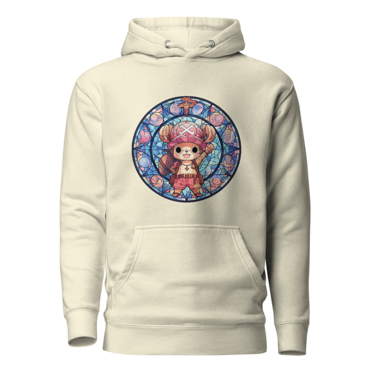 Teddy Printed Non-Zipper Hoodie