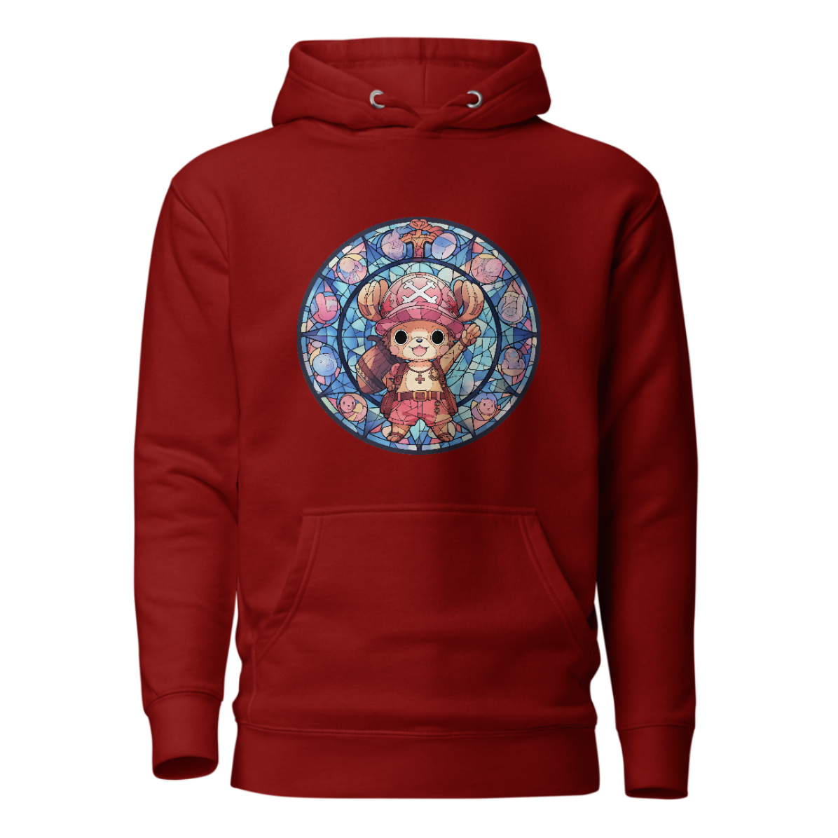 Teddy Printed Non-Zipper Hoodie