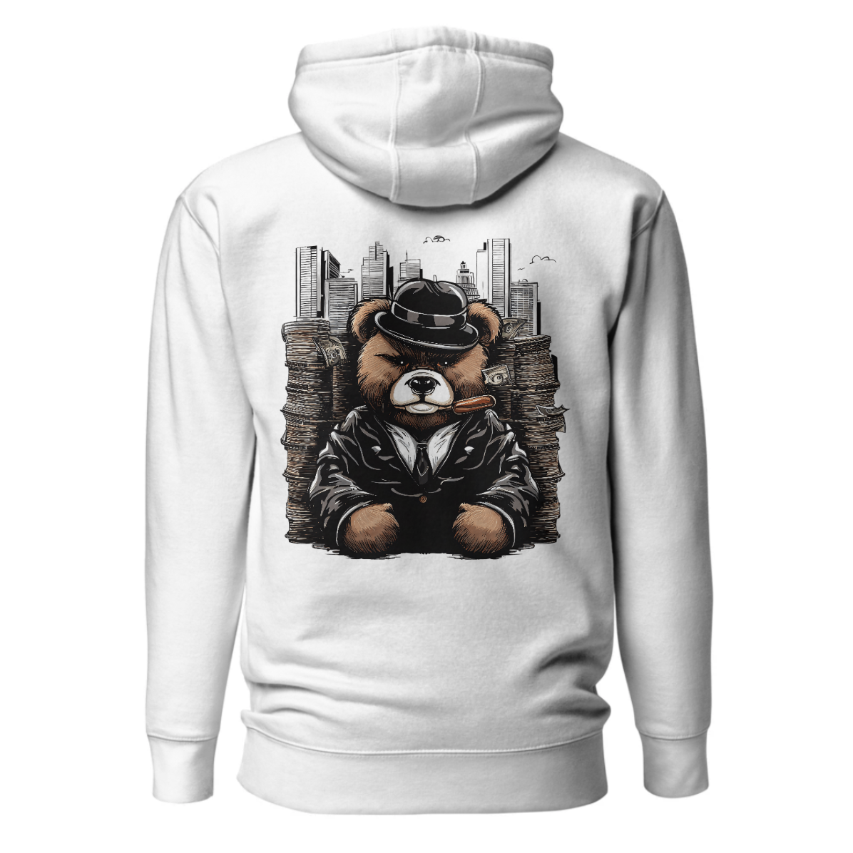 Gangster Panda Printed Regular-fit Hoodie