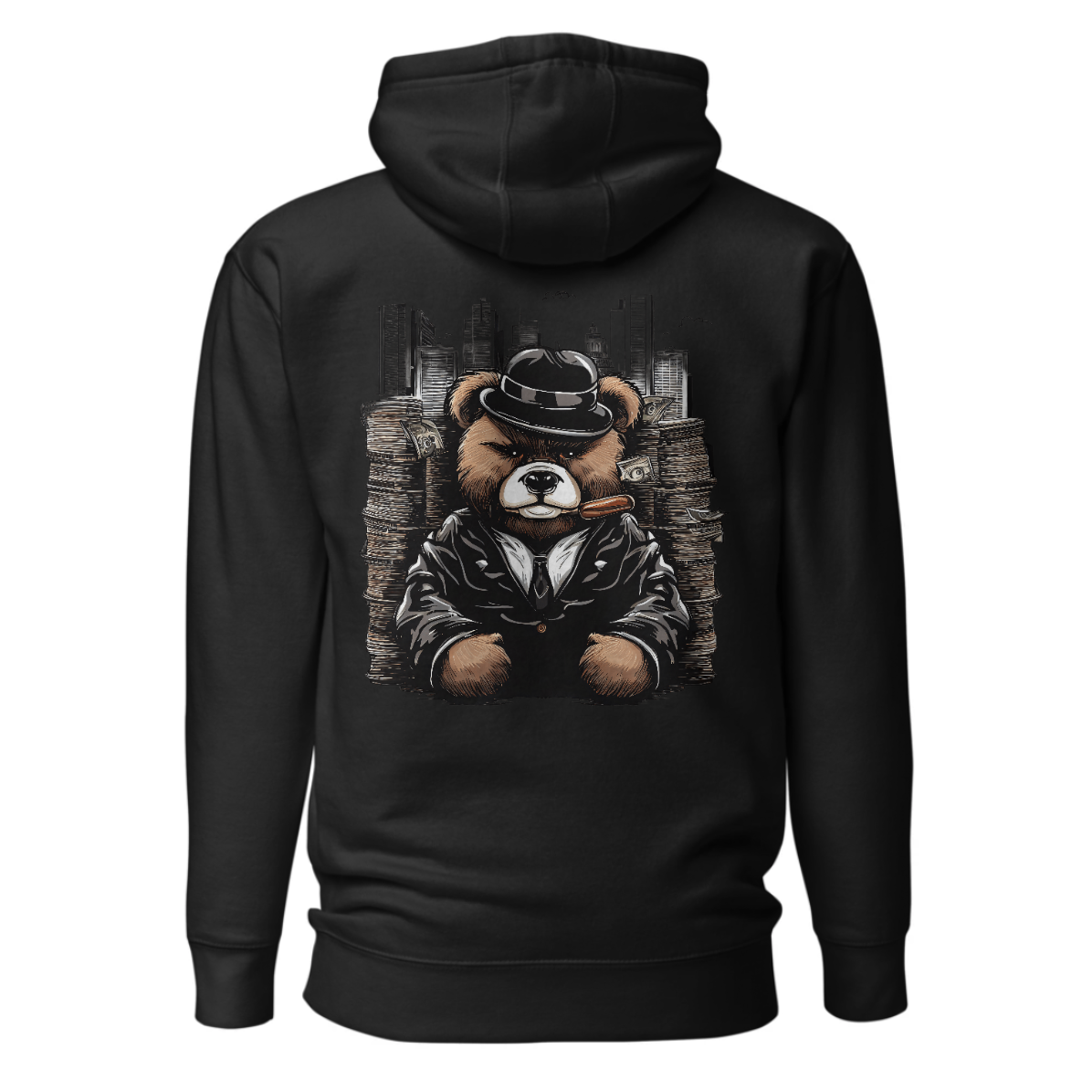 Gangster Panda Printed Regular-fit Hoodie