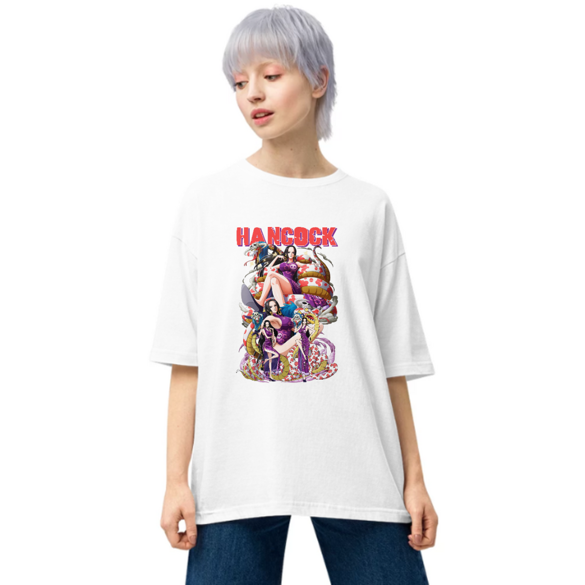 Hancock Onepiece Printed Dropshoulder Oversized T-shirt