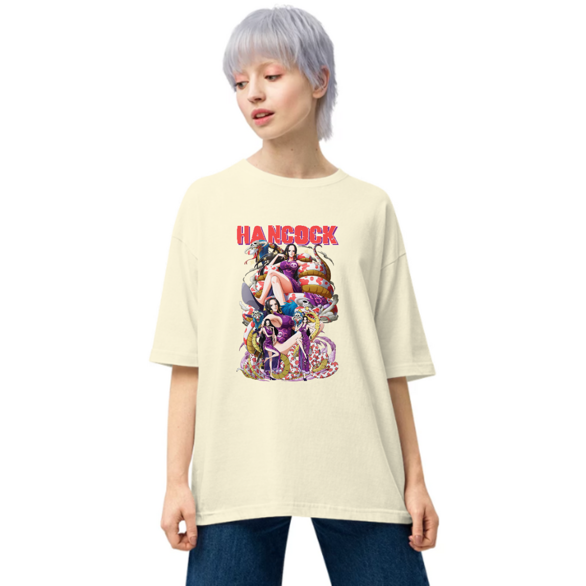 Hancock Onepiece Printed Dropshoulder Oversized T-shirt